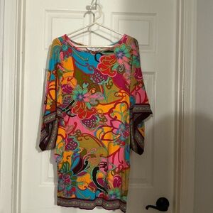 Trina Turk Fiji Multicolor Floral Dress